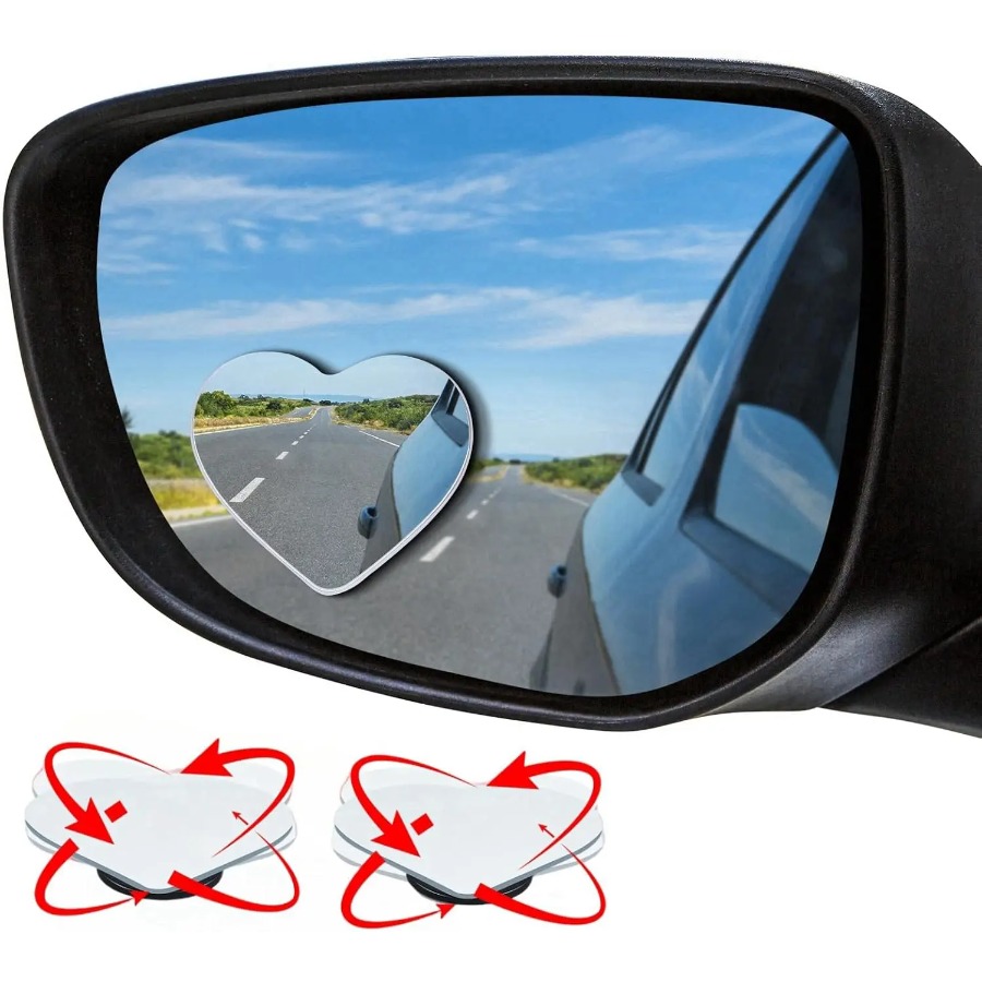 Car Blind Spot Mirror - Auto-achteruitkijkspiegel voor dode hoeken, verbeterde veiligheid,