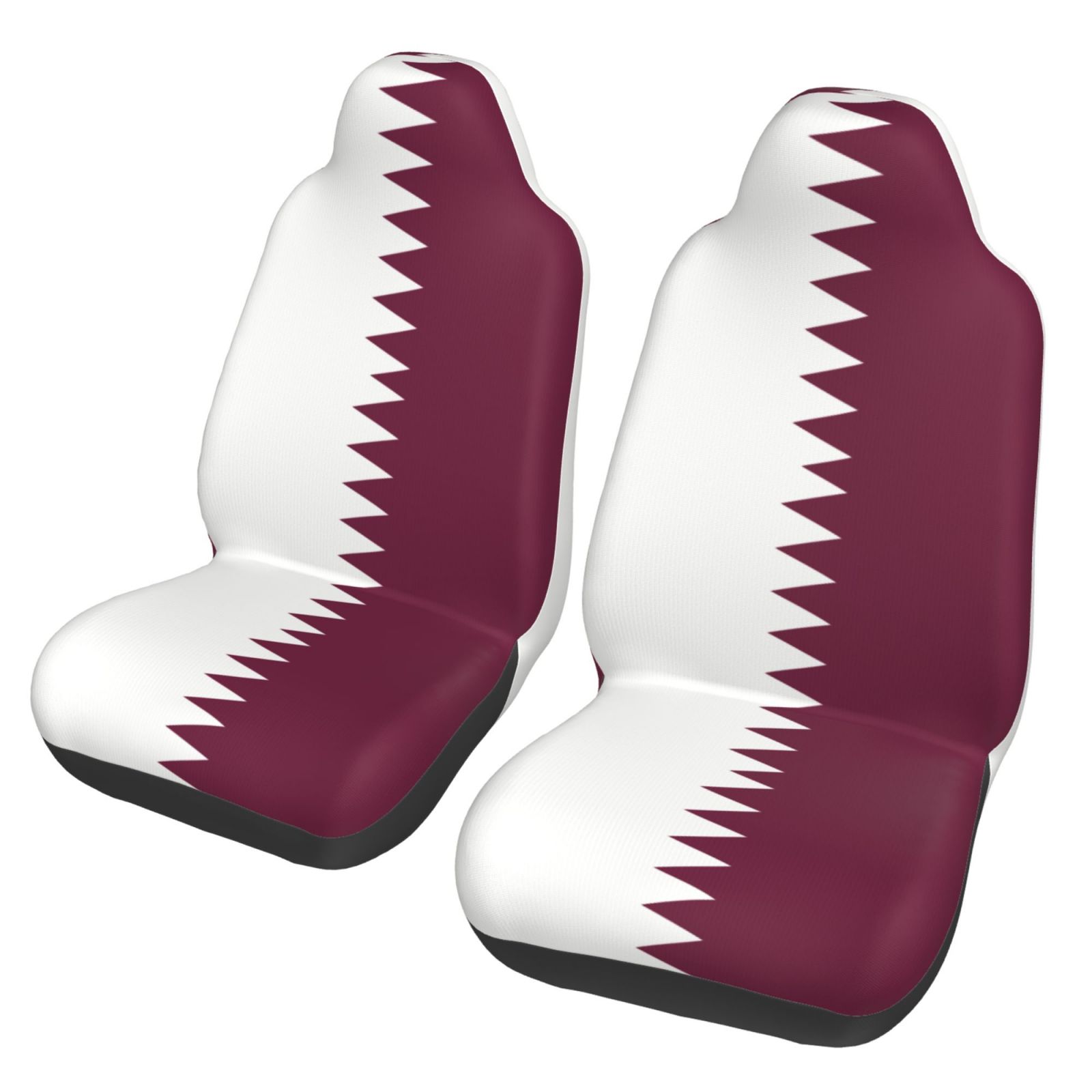 Car Accessories Qatar - Qatar vlag bedrukte autostoelhoes met patriottisch