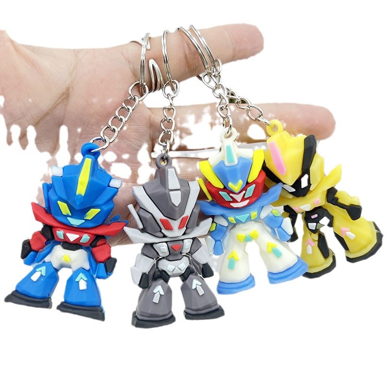 Car Accessories In Japan - Gundam siliconen sleutelhanger, mini Mobile Suit