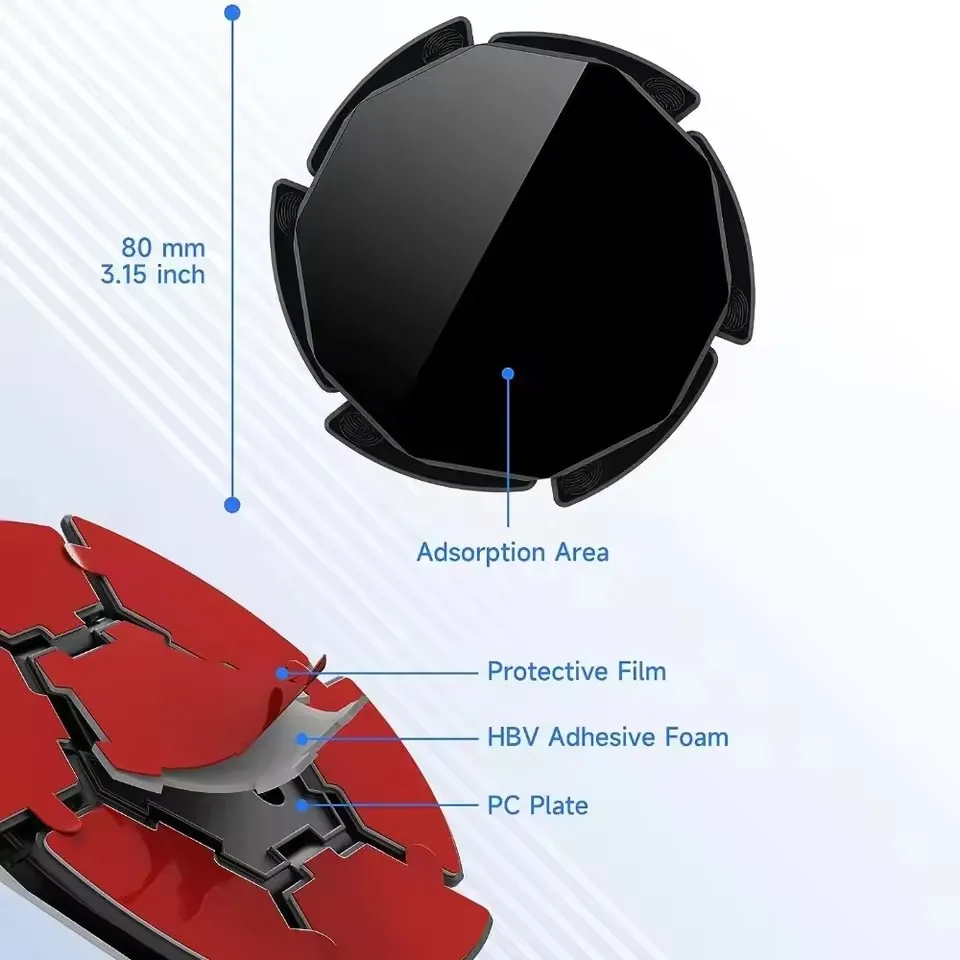 Car Accessories Phone Holder - Anti-slip siliconen zuignap dashboard telefoonhouder voor