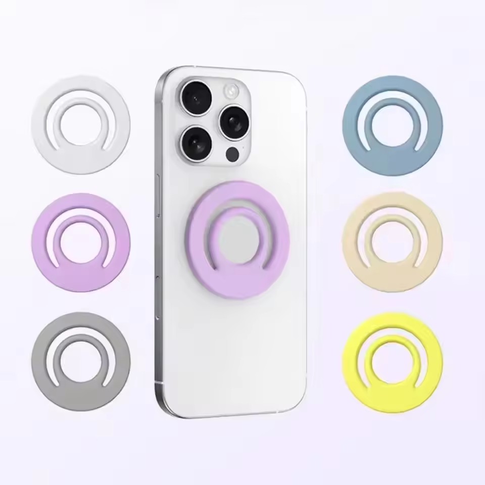 Car Accessories Phone Holder - Magnetische Siliconen Stand Vinger Ring Auto