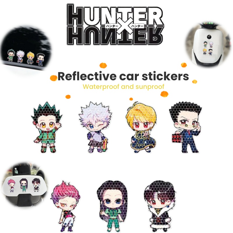 Car Accessories In Japan - Anime Full-Time Hunter Sterke Reflecterende Waarschuwingssticker
