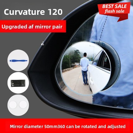 Car Blind Spot Mirror - Auto Frameloze Kleine Ronde Spiegel 360