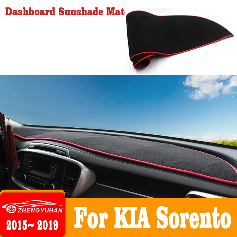 Car Anti-Slip Dashboard Mat - Voor Kia Sorento 2015 ~ 2024