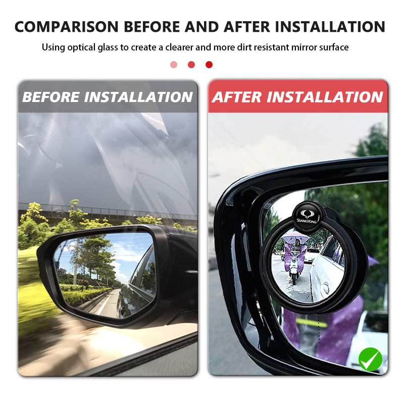 2 stuks auto 360 °   Rotatie D - Car Blind Spot Mirror recensie en prijs