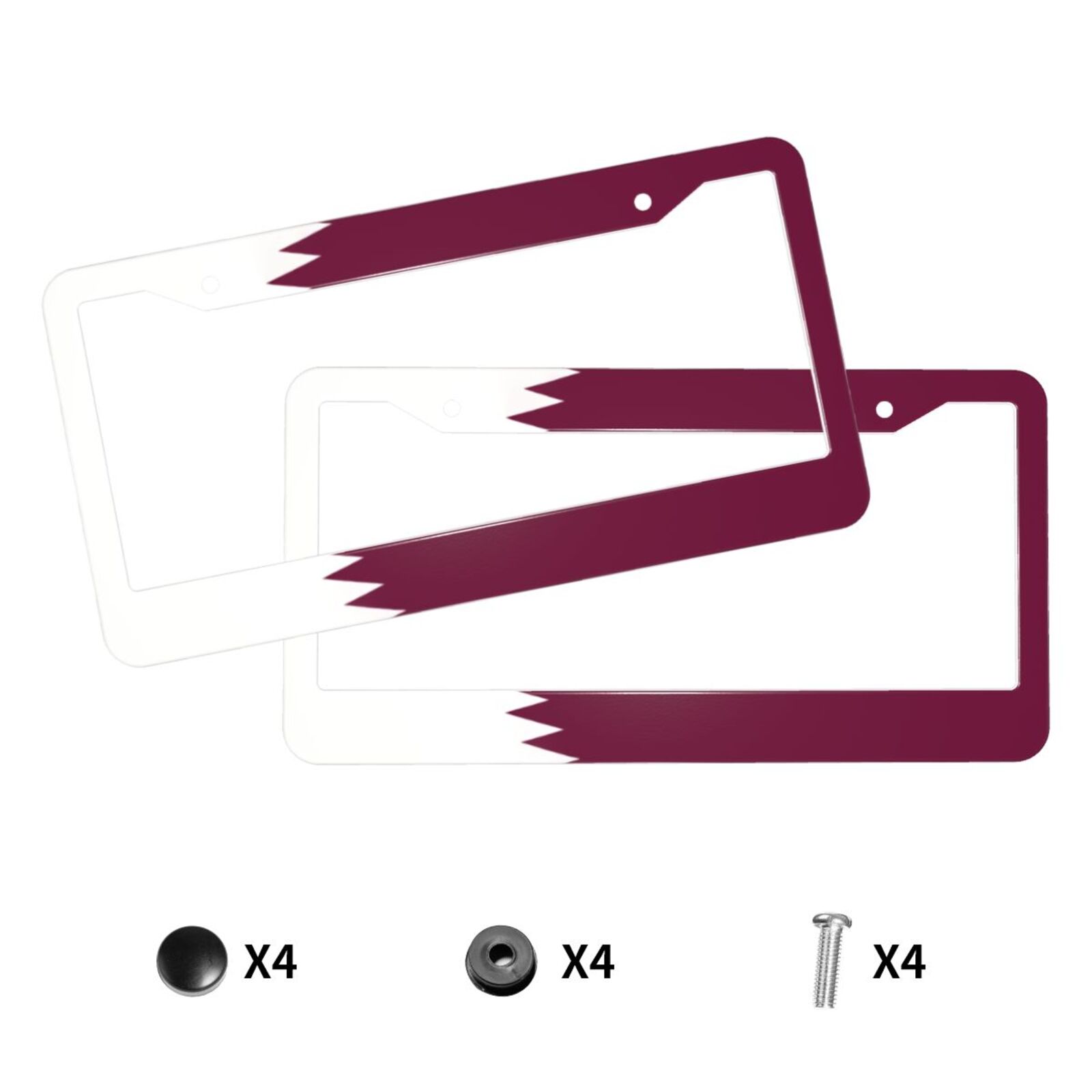 Vlag van Qatar Patroon Kenteke - Car Accessories Qatar recensie en prijs