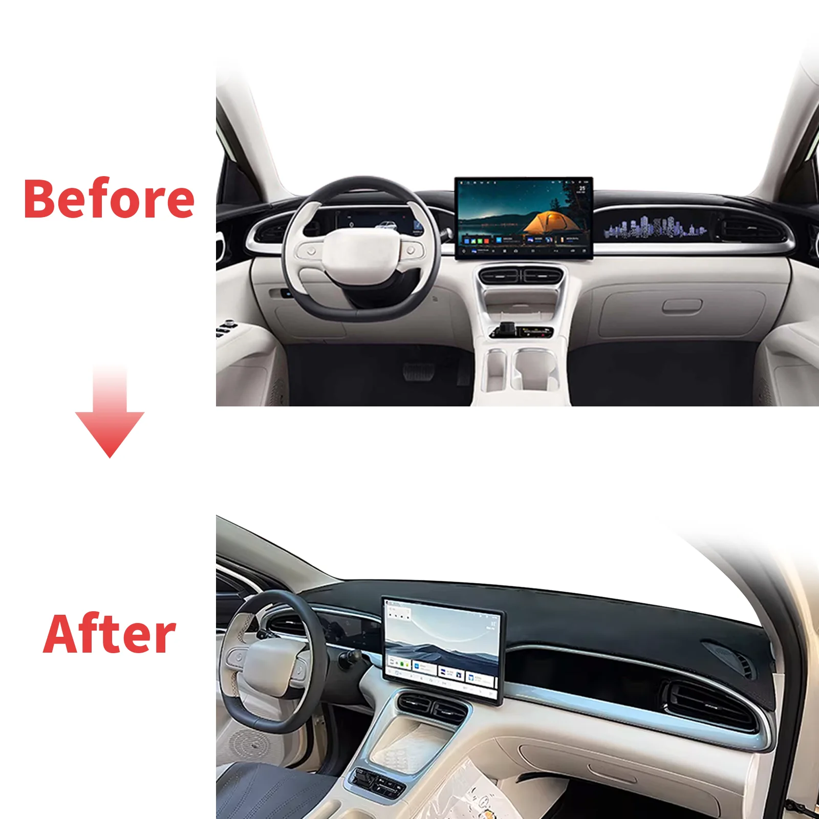 Geschikt voor Geely EX2 Proton - Car Anti-Slip Dashboard Mat recensie en prijs