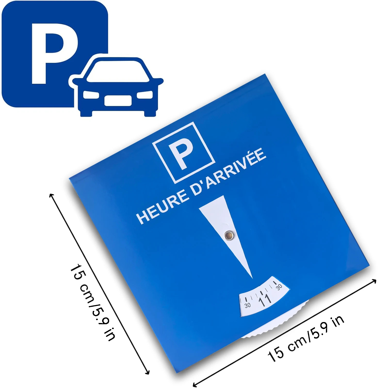 1/2 Parkeerschijven met blauwe - Car Accessories Zone recensie en prijs