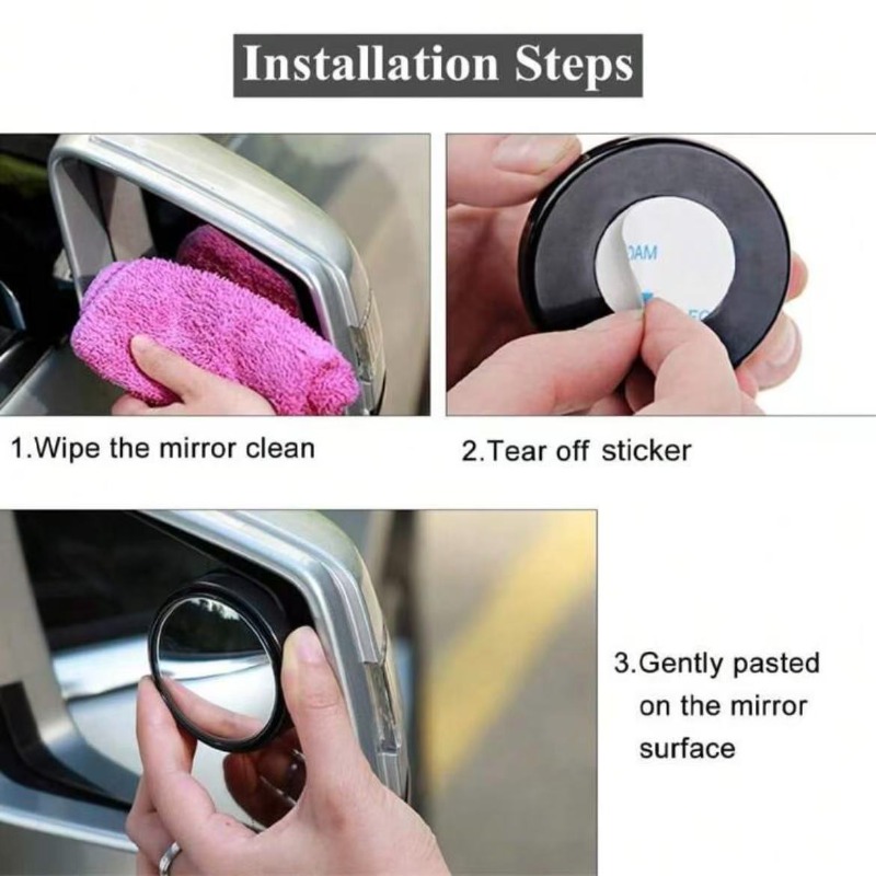 2 stuks ronde frame convexe do - Car Blind Spot Mirror recensie en prijs