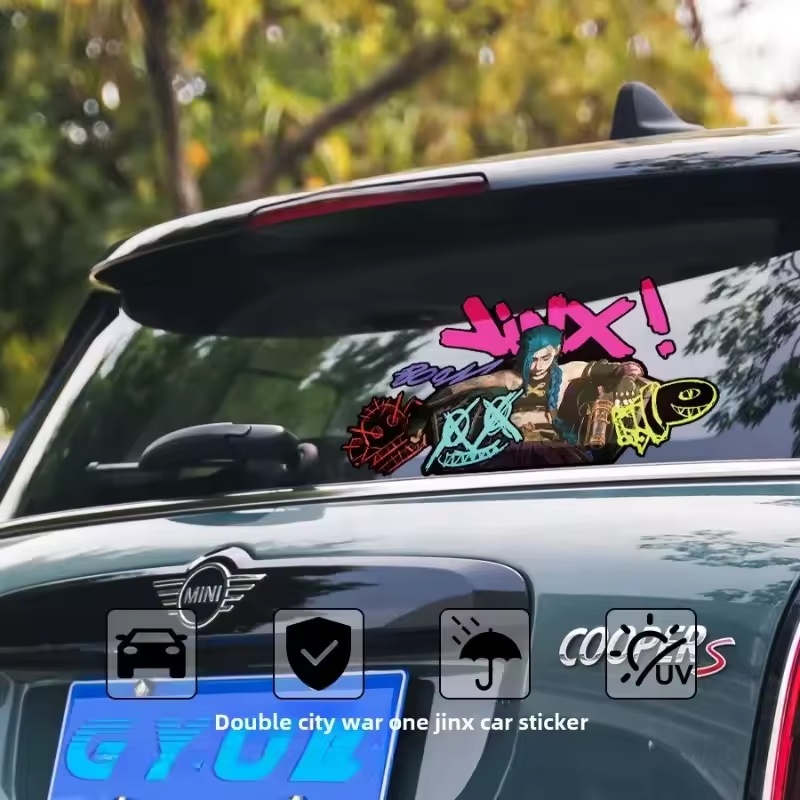 Arcane Jinx Graffiti reflecter - Car Accessories For Decoration recensie en prijs