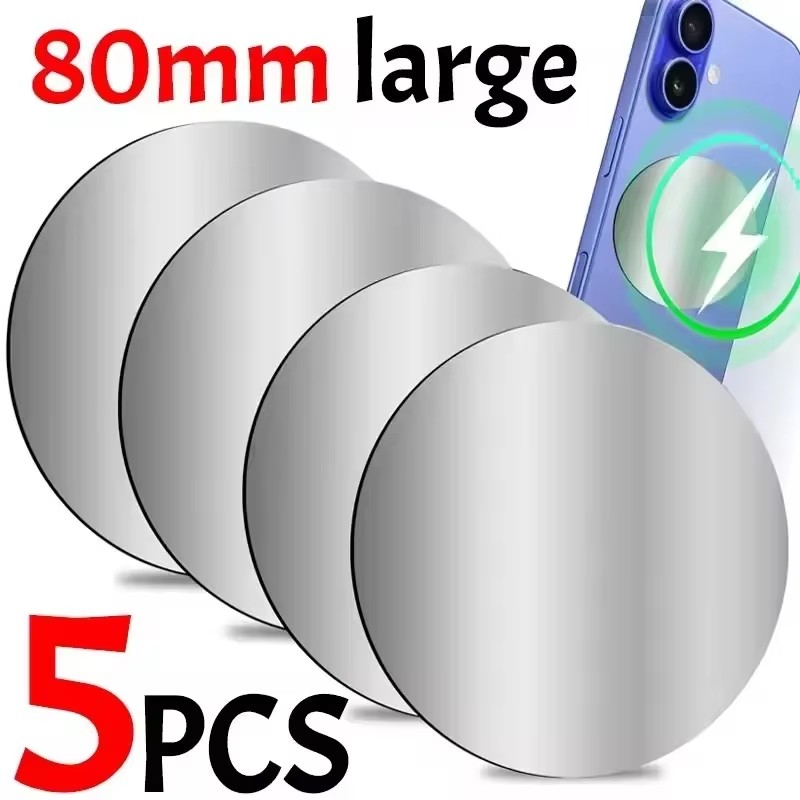 1-5PCS 8CM magnetische metalen - Car Accessories Phone Holder recensie en prijs