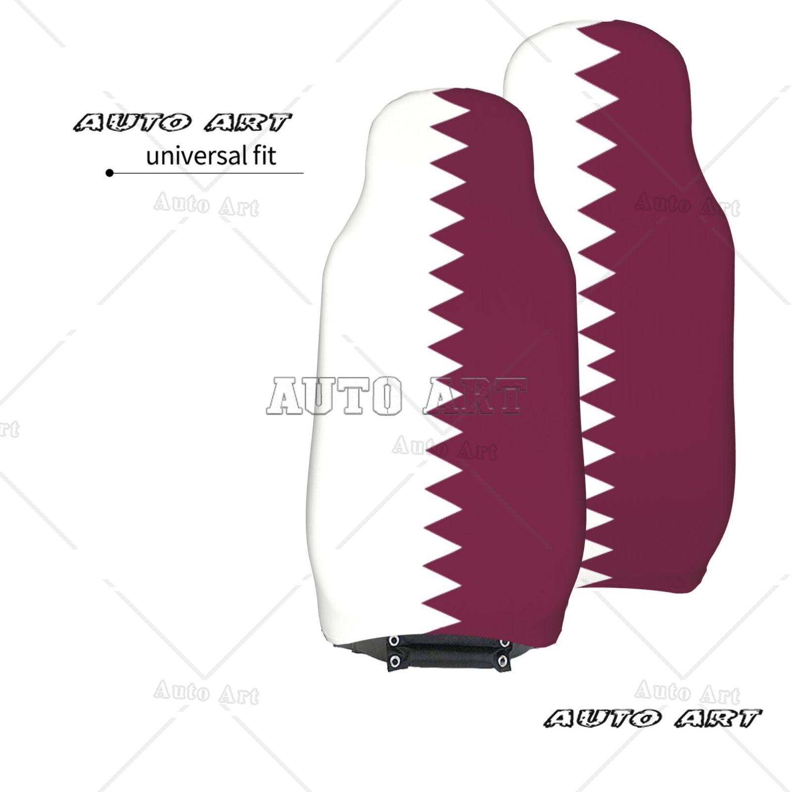 Qatar vlag bedrukte autostoelh - Car Accessories Qatar recensie en prijs
