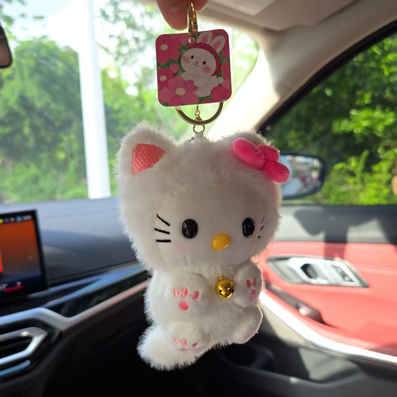 Kawaii HelloKitty Bell Cat han - Car Accessories For Decoration recensie en prijs