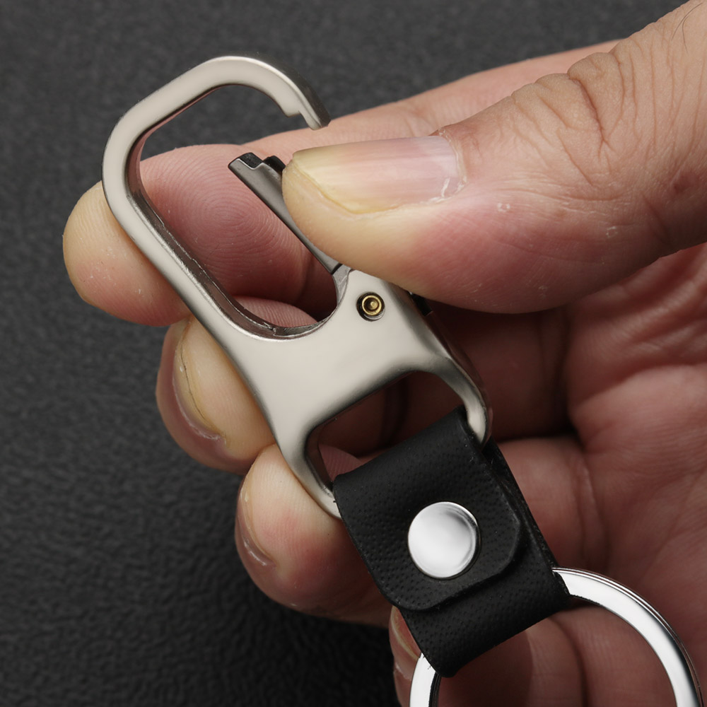 Echt Lederen Sleutelhanger Dam - Car Accessories Name recensie en prijs