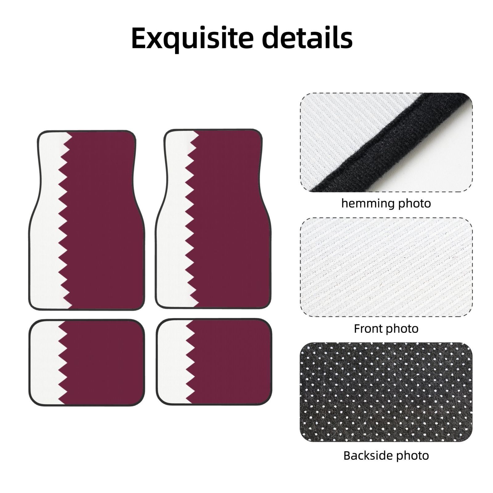 Vlag van Qatar Patroon Autovlo - Car Accessories Qatar recensie en prijs